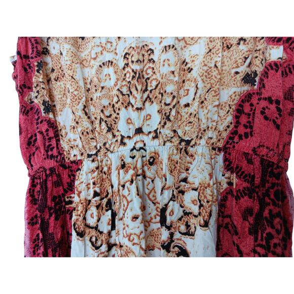 Angie Maxi Dress Womens M Boho Sleeveless Racerback Long Summer Sundress Rayon - Picture 5 of 16